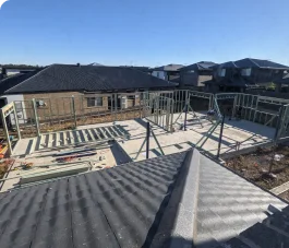 Denham Court home before completion