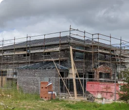 Denham Court project before completion